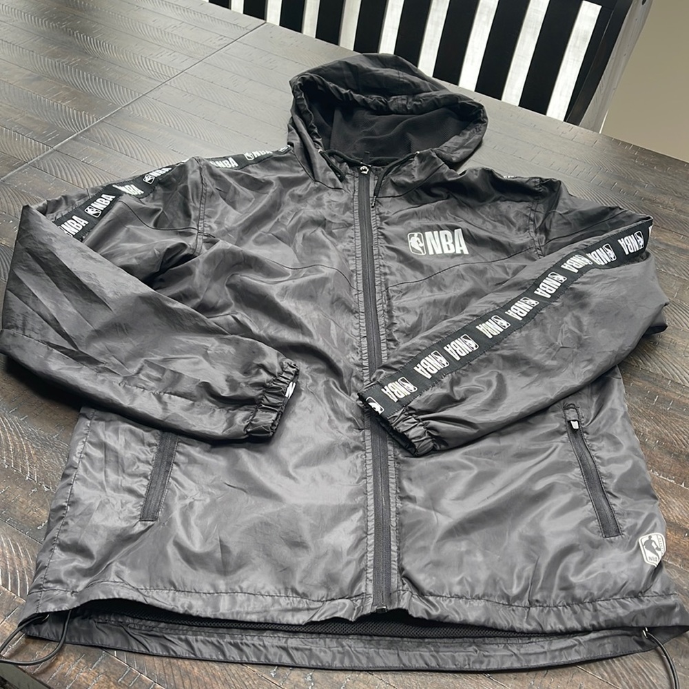 Mens NBA black jacket size small